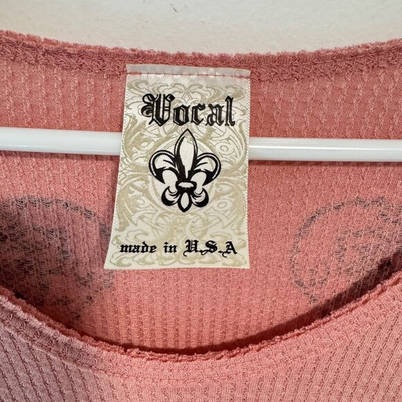 Vocal Womens Pink Angel Wings Tank Top Sleeveless S USA Gothic Grunge Fairy - Picture 3 of 4